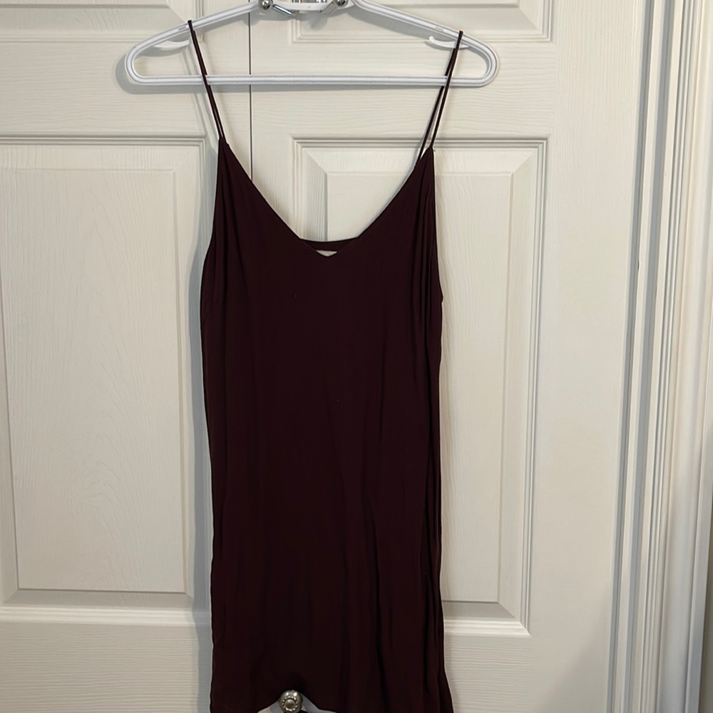Burgundy Wilfred Free Slip Dress